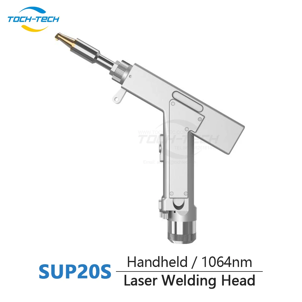 SUP20S 2000W Hot Selling Handheld Metal Stainless Steel Aluminum Laser Welding Head With Wire Feeder