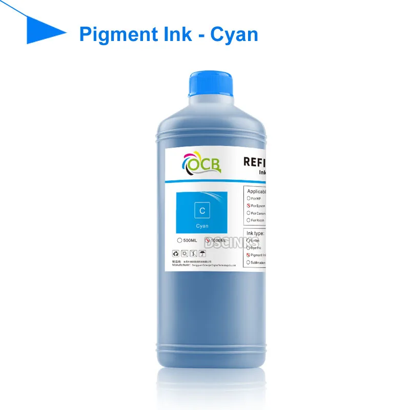 1000ml / bottle Pigment ink For Epson 3800 3800C 3880 3850 3890 7908 9908 7890 9890 11880 11880C printer high quality ink