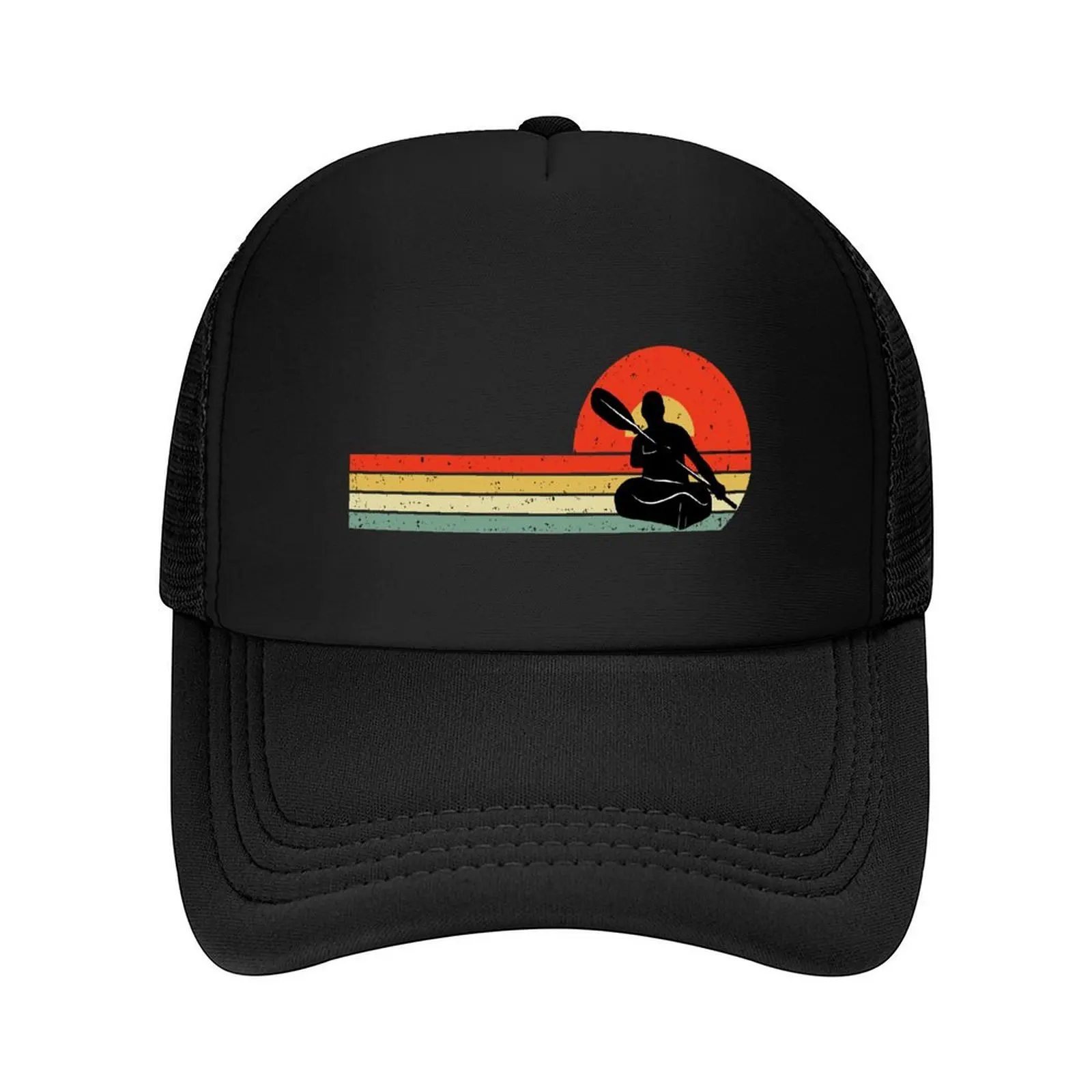 

Vintage Retro Kayaking Kayak Kayaker Gift Baseball Cap Snap Back Hat designer cap Beach Luxury Man Hat Women Hats Men's