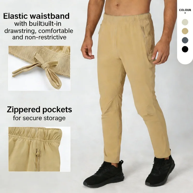 

Новые летние быстросохнущие повседневные брюки для мужчин: дышащие, легкие, для походов, работы, альпинизма, активного отдыха, износостойкие спортивные штаны