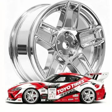 RS Red Spider 1/0 Flat Drift  Nylon Wheel R592 Fit for Tamiya TT01 TT02 XV01 XV02