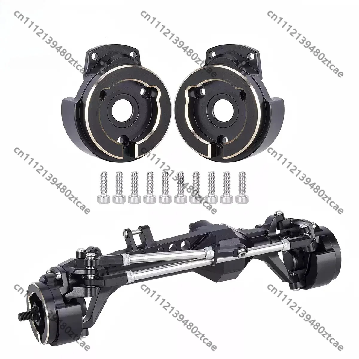 206g-black-brass-front-axle-housing-weight-counterweight-fit-1-10-vs4-10-phoenix-f10-axle-rc-crawler-upgrade-parts