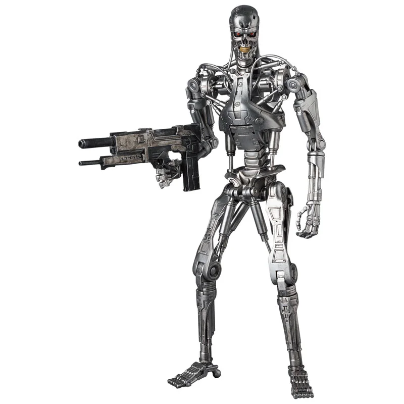 In Stock Original MAFEX No.206 MAFEX ENDOSKELETON TERMINATOR 2 JUDGMENT DAY Anime Action Collection Figures Model Toys