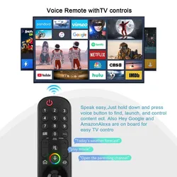 Universally Voice Remote Replacement for Lg 2022 Oled Qned for Lg Smart Tv for Magic Remote Mr22Gn with Pointer Voice Function