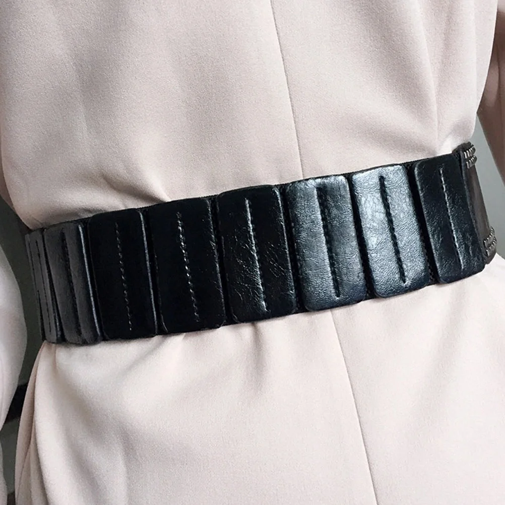 

Wide Elastic Waist Belt Women Ladies Punk Style Dress Girdle Cummerbund Waistband Stretch Belt Gift For Friends Girlfriend
