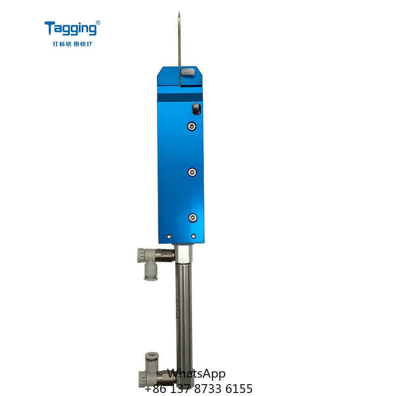 TMH5209 Pneumatic Tagging Machine Head With 52mm Length Fine Long Needle For Tagging Machines And Automatic Tagging System