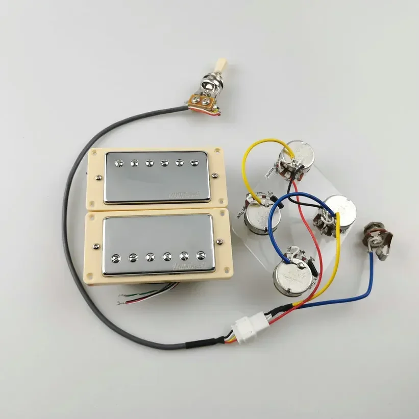 

Wilkinson Ainico5 Humbucker Electric Guitar Pickups Suitable for LP Standard Guitar 4C with Wiring Harness