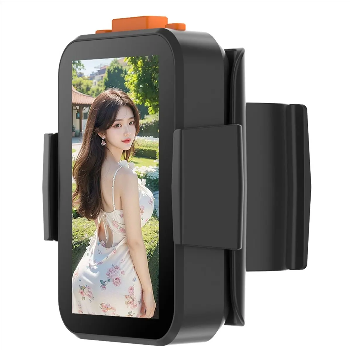 DT1981 Mon.2'' Mini Wireless Selfie Monitor Screen with Clips Portable Phone Remote Control Selfie Monitor for Vlog Live