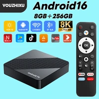Smart X10 TV Box 8GB + 256GB Android 16 Rockchip RK3518 Asistente de Google 8K Video Bluetooth5.4 reproductor multimedia decodificador muy rápido