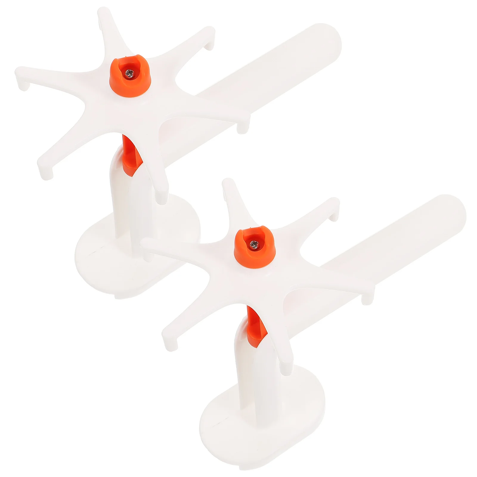 

2 Pcs Kitchen Hook Rack Rotating 360 Degree Heavy Duty Hooks Wall Mount No Drilling Organizer Bathrooms Home