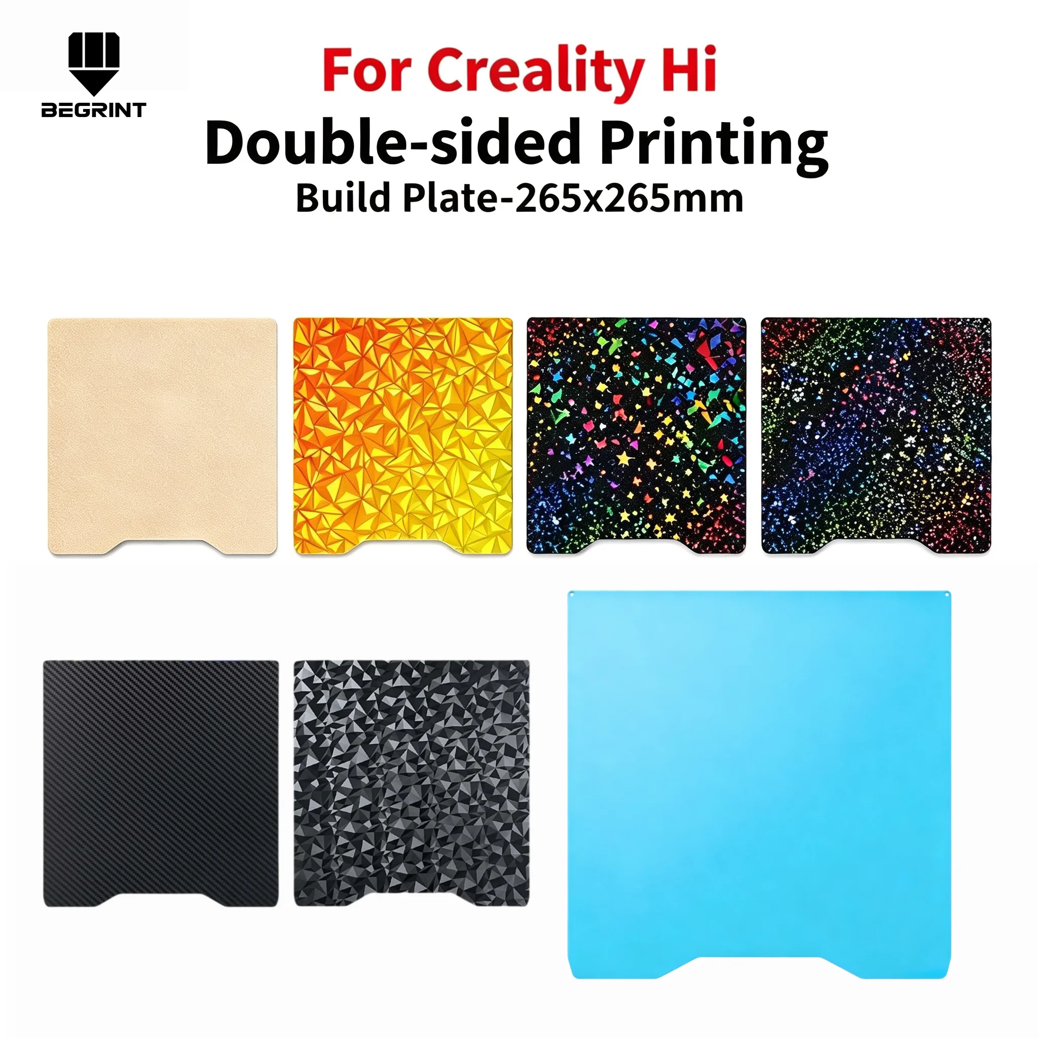 3D Printing Creality - Untuk Creality Hi, Pelat Pembangun Dua