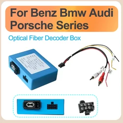 Car Stereo Radio Optical Fiber Decoder Most Box for Mercedes Benz ML/R Series Porsche Cayenne