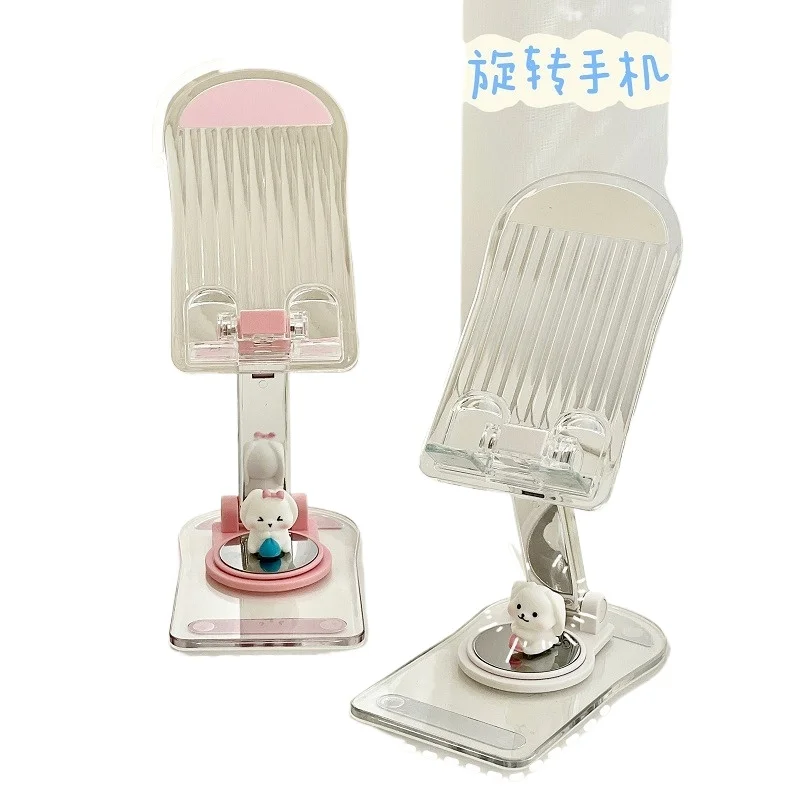 

Настольный держатель для телефона, прозрачный, простой, складной, портативный держатель для телефона, креативный держатель для телефона