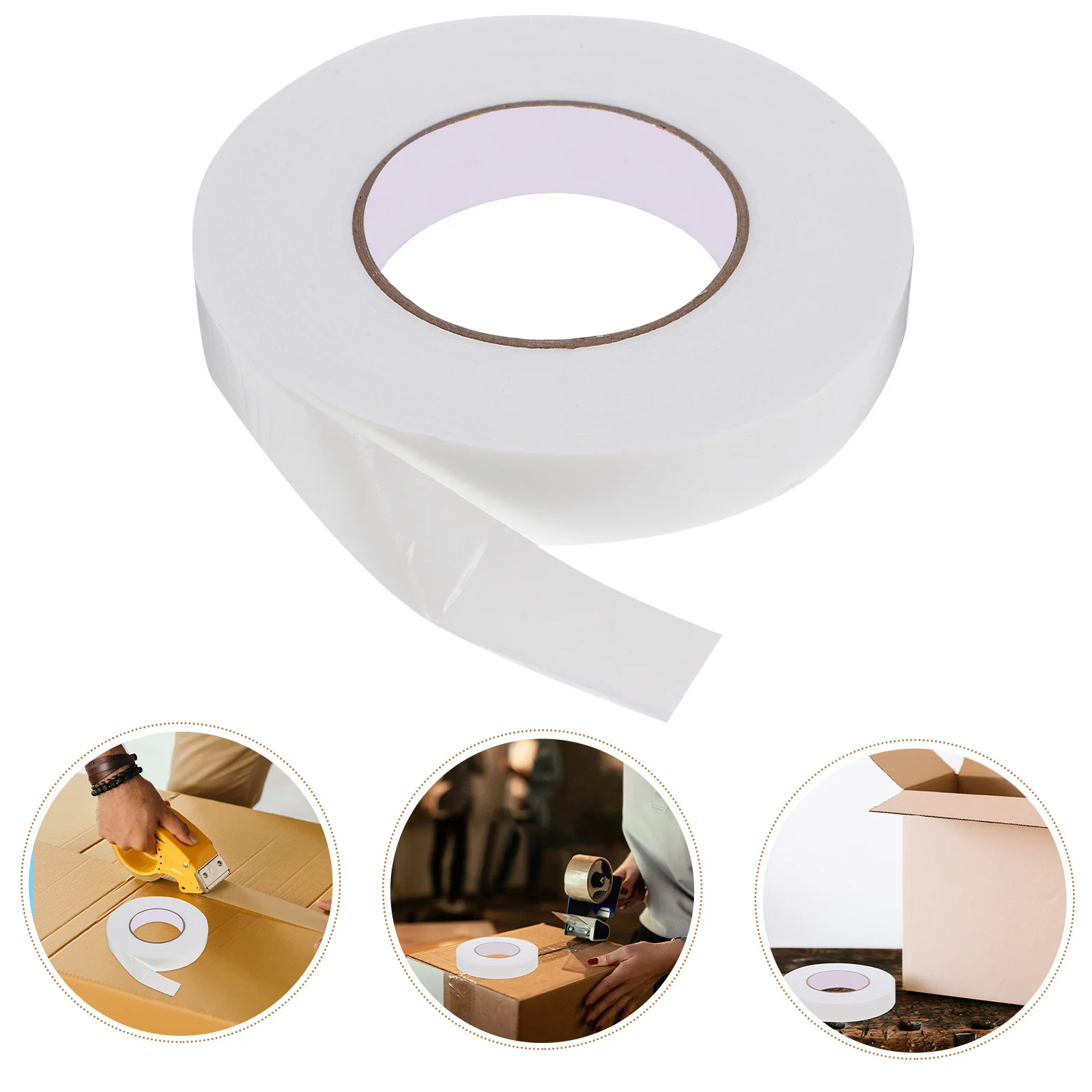 

Double Sided Foam Tape 10M White Heavy Duty Waterproof Adhesive for LED Strips Mounting Home Office Decor Cars DIY Projects