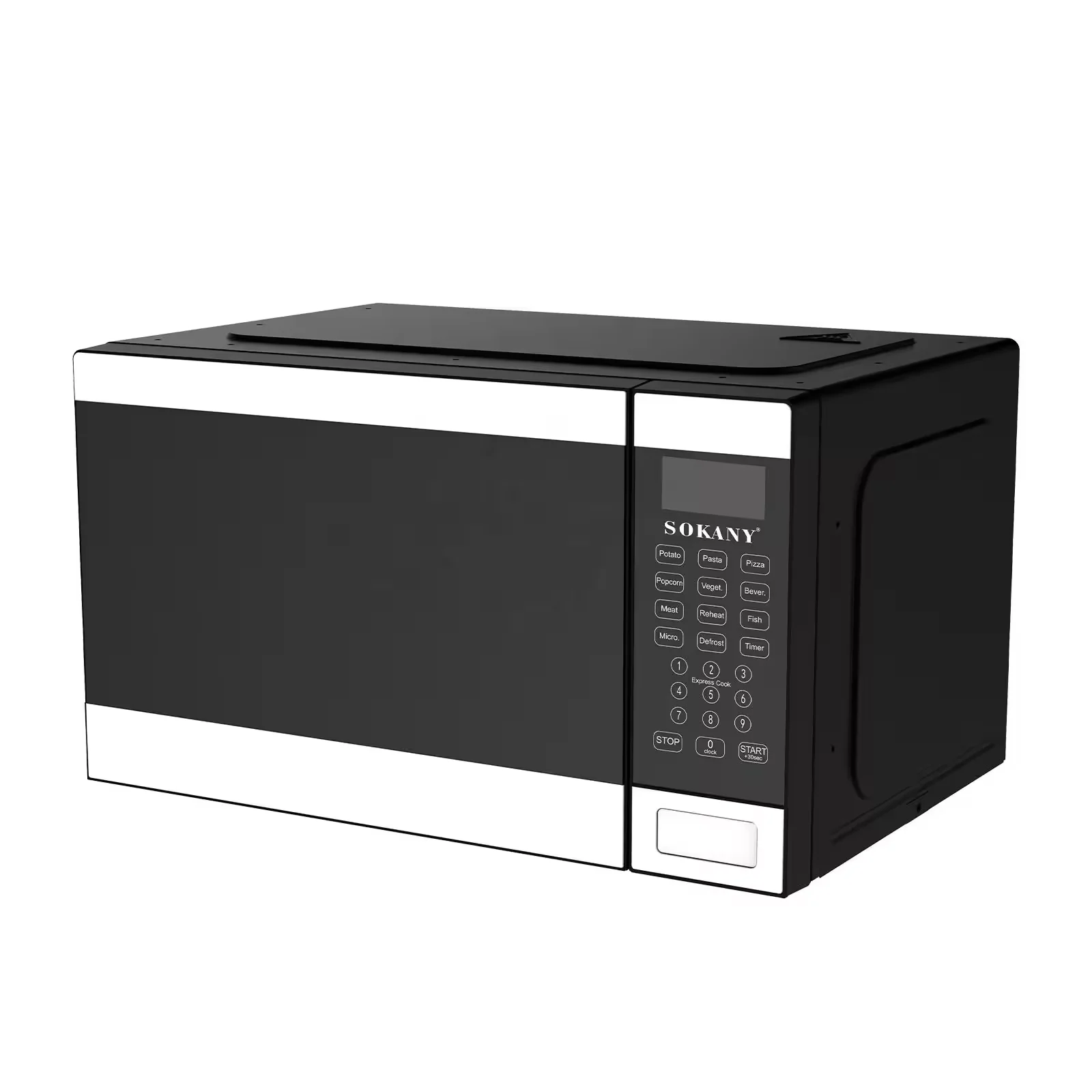 Sokany 10017 Horno Microondas 25l Blanco 25 Litros Horno Electrodomésticos Personalizados Hornos Microondas Digitales 1320W Con Parrilla