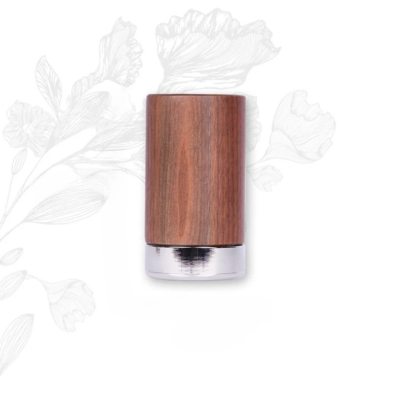 

Black walnut solid wood Nordic light luxury office desktop stationery storage cylinder