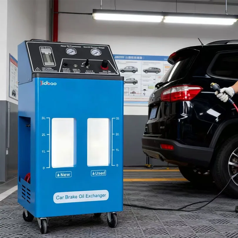 

Precision Automobile Brake Fluid Exchanger Machine Steel Construction Efficient Oil Change Tool