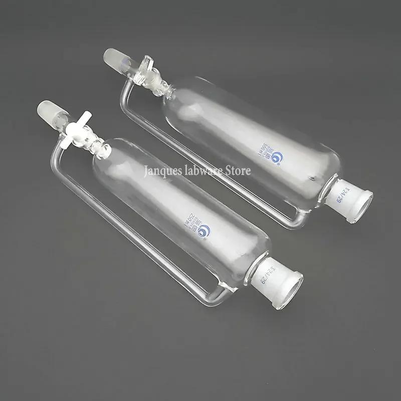 1pcs 25ml to 1000ml Constant Pressure Separating Funnel with Glass or PTFE Piston,Drop Funnel for Extraction experiments