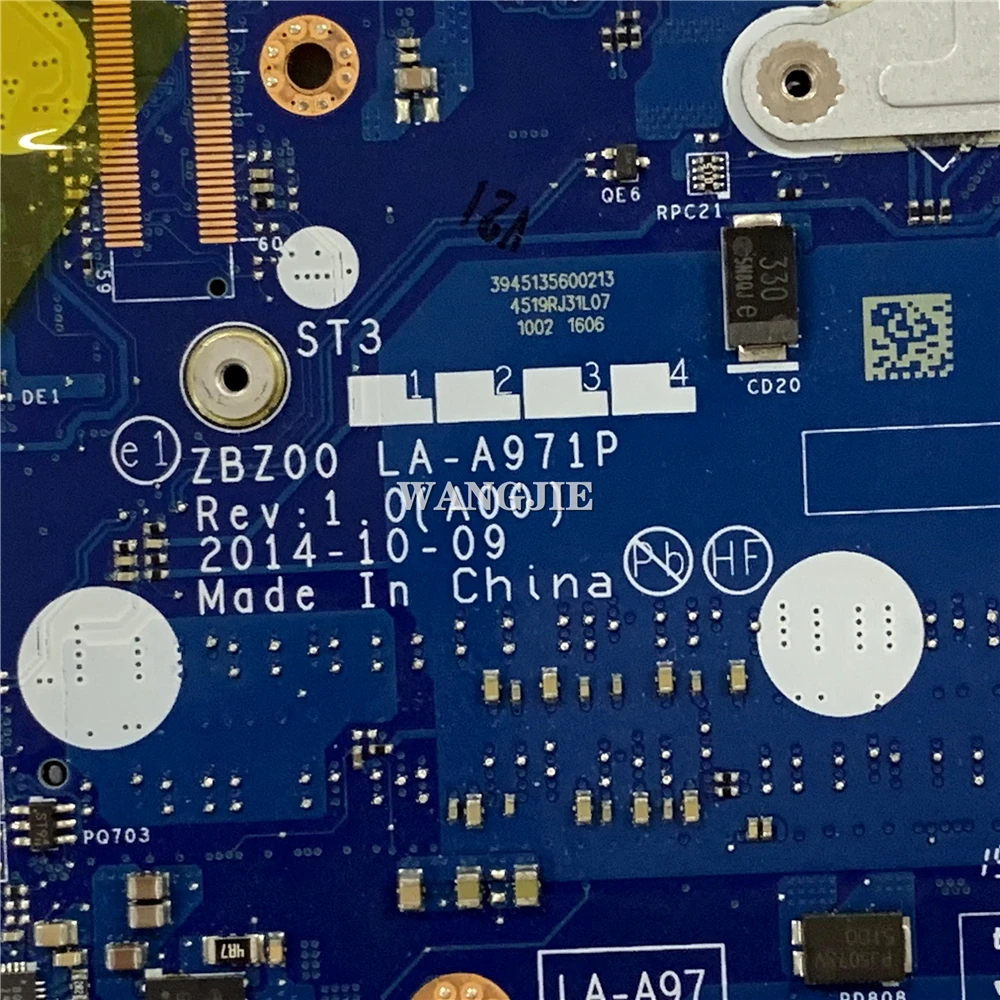 لديل خط العرض E7250 7250 SR23V I7-5600U اللوحة الرئيسية CN-0TPHC4 0TPHC4 ZBZ00 LA-A971P SR23V DDR3 اللوحة الأم للكمبيوتر المحمول 100% العمل