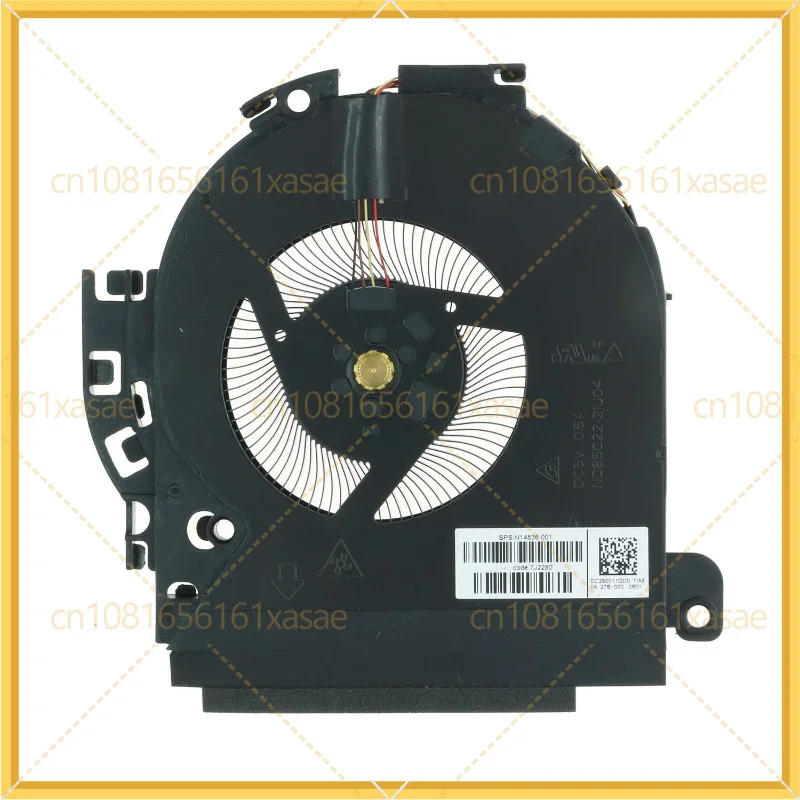 Replacement CPU Cooling Fan for HP Envy 16-h1023dx 80W (9.4mm Thickness) DC280011QD0 N14836-001 ND85C22-21J04
