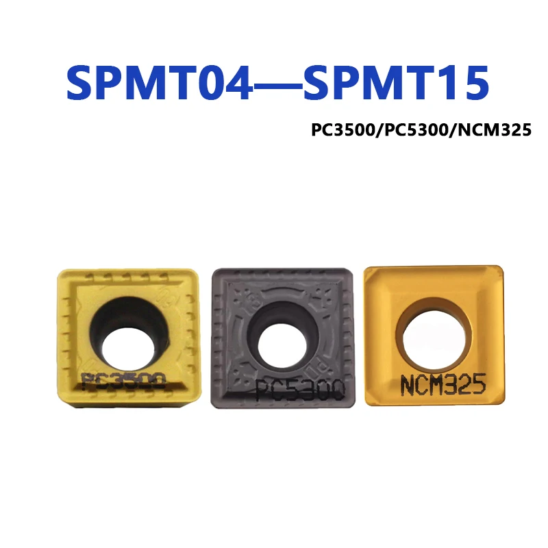 

SPMT120408 SPMT040204-PD PC3500 SPMT050204-PD PC5300 CNC Turning Tool Holder SPMT 040204 Lathe Carbide Inserts Cutting Machine