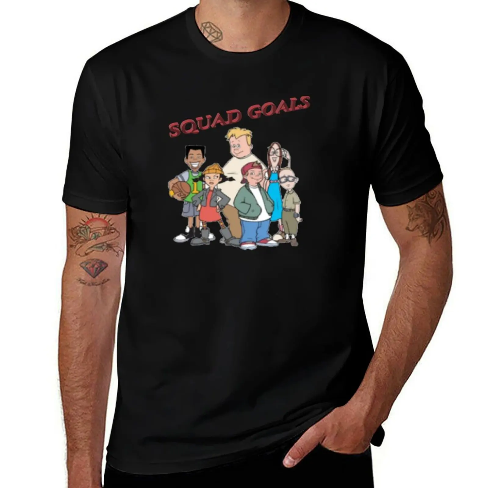 

Recess 2.0 "Squad Goals" T-Shirt t shirts for man cotton soft man t shirts cotton T-Shirt