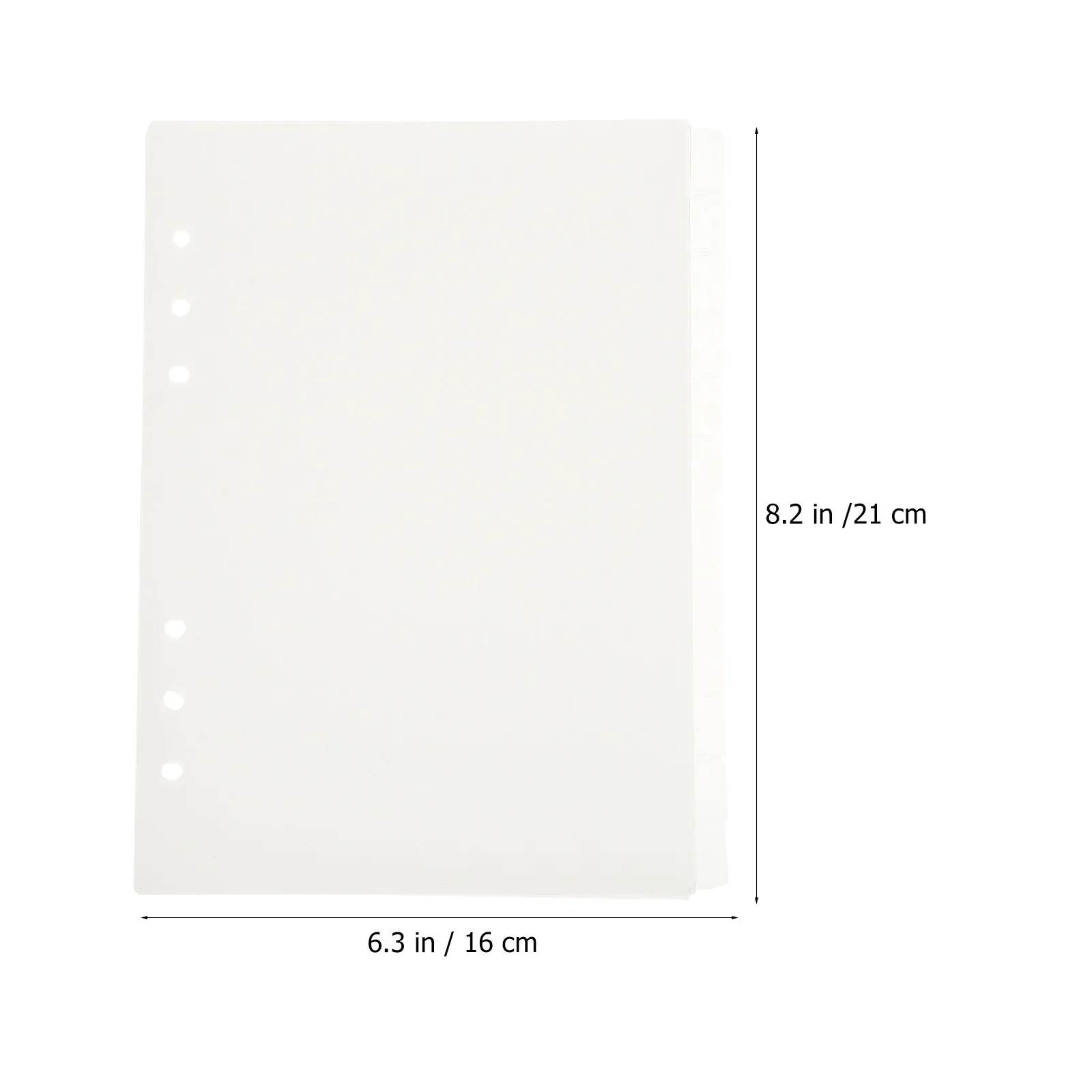 12Pcs Plastic Category Indexing Cards Translucent Indexing Cards Index Dividers for Reports Research Notebooks Files