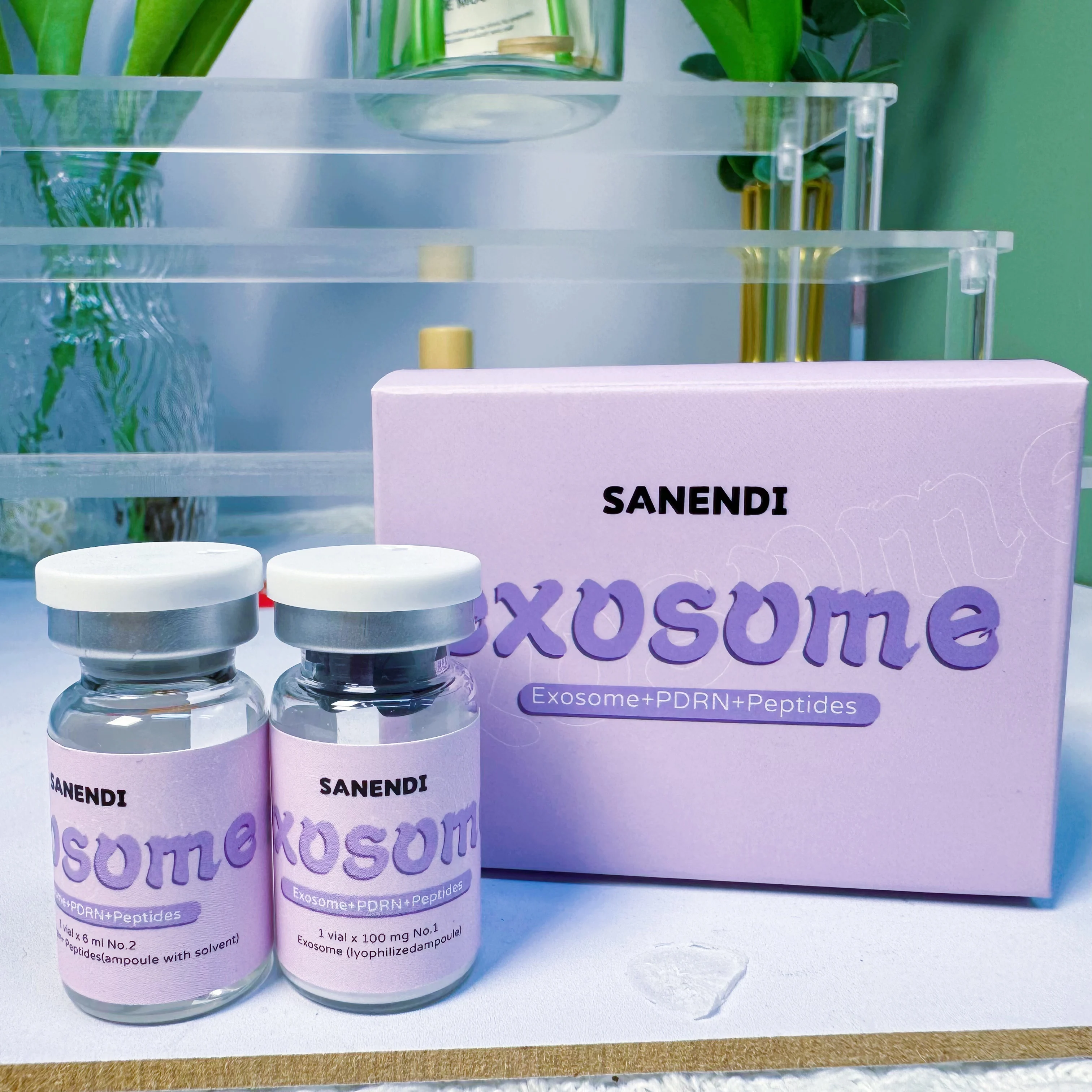 Sanendi coréen nouvelle technologie Exo + PDRN + peptide saumon ADN soin du visage solution de maintenance profonde