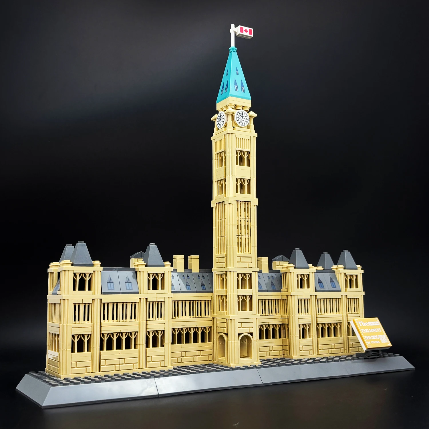 

Canada Parliament Buildings Architecture Model Building Blocks Set DIY World Landmark Construction Toy Gift for Adults and Kids