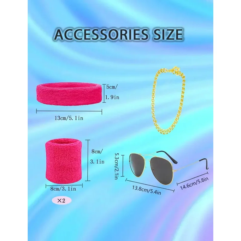 MN1 anni '80 anni '90 costumi in maschera per uomo coppie stag do outfit vestire hip hop retrò tuta giacca per adulti hassle 9 * JY