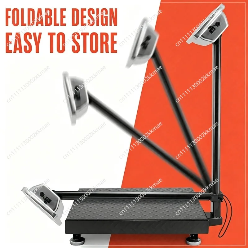 150kg rechargeable foldable stainless steel LED pricing platform scale digital desktop industrial platform scale