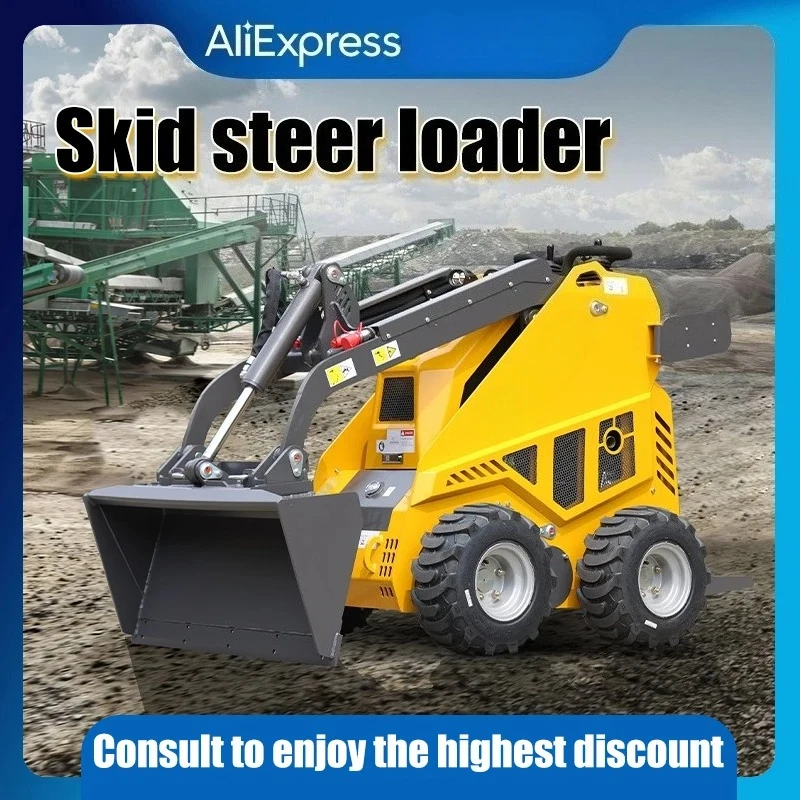 중국산 맞춤형 소형 휠 로더 다양한 보조 도구 지원 맞춤 제작 트랙 미니 휠 로더