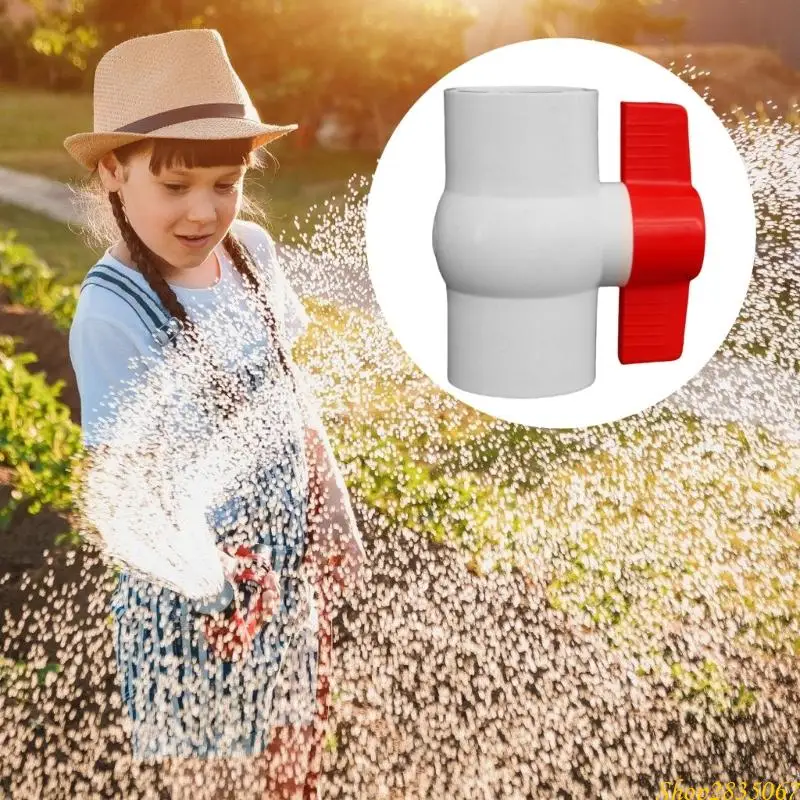 

2-дюймовые прочные круглые клапаны из ПВХ, упаковка из 5 шт., удобны для перекрытия воды в бассейнах и ирригационных системах,