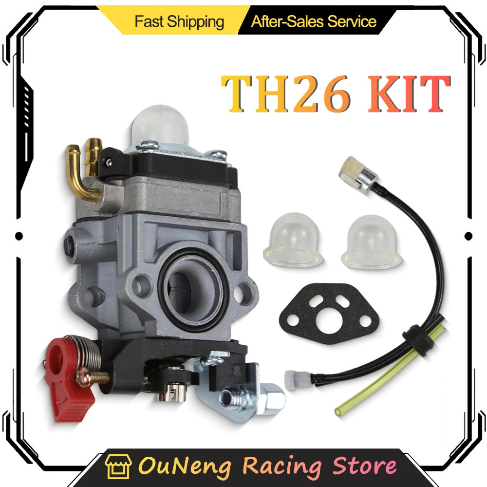 11mm Carburetor Carb for 2-Stroke Hedge Trimmer 22cc 26cc 33cc 34cc 43cc 49cc 52cc Brushcutter Brush Cutter Chainsaw 40-5