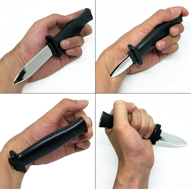 Retractable Fake Knife Toy Plastic Prop Trick Blade Halloween Fools Day Party Cosplay Gadget for Playing Joke