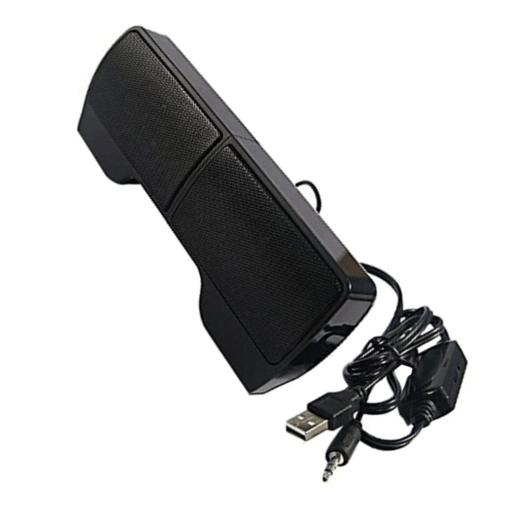 

USB Small Speaker Computer Speakers ABS Material Clear Sound Mini Sound System Subwoofer Loudspeaker Box USB Powered Office Use
