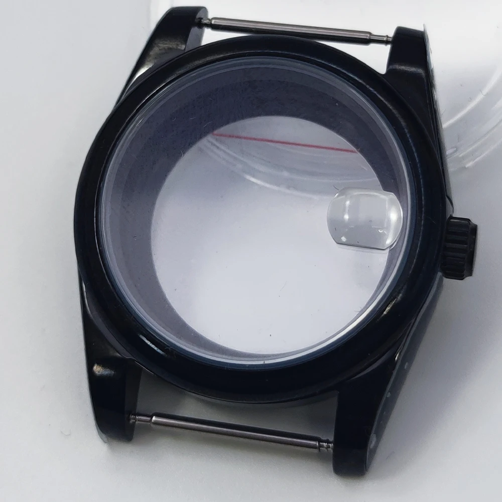 NH35 Black Watch Case 36mm39mm Stainless Steel Sapphire Glass for NH35 NH36 ETA2824 PT5000 ETA2836 Miyota82 DG2813 3804 Movement