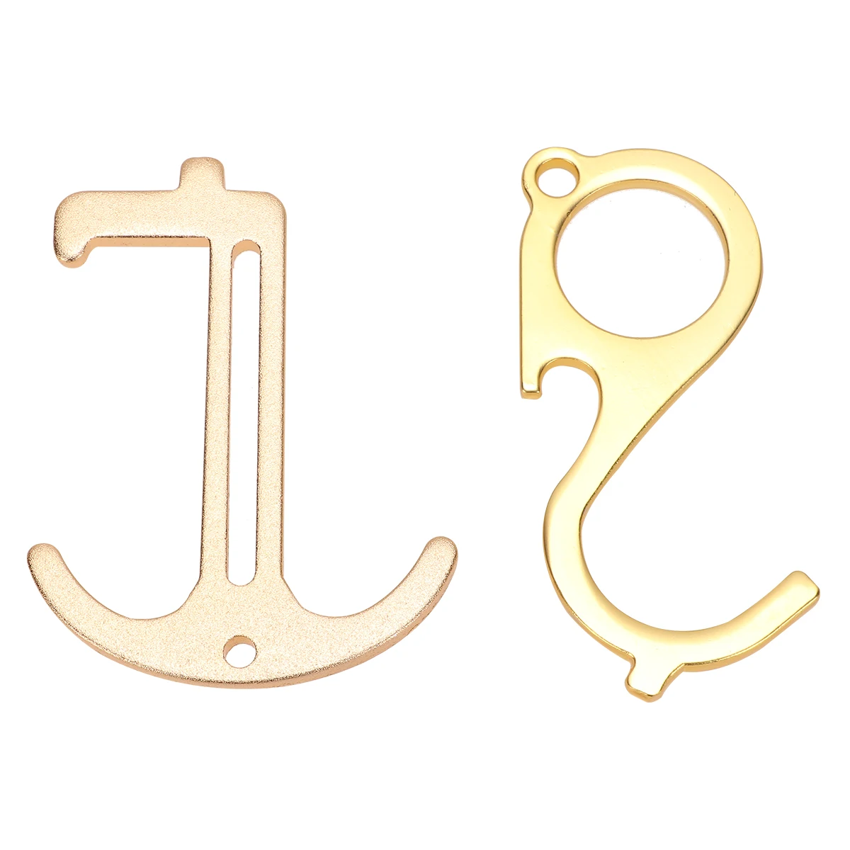 

2pcs Door Opener Keychain free Elevator Button Press Tool Portable Outdoor Gadgets Hygiene Door Handle