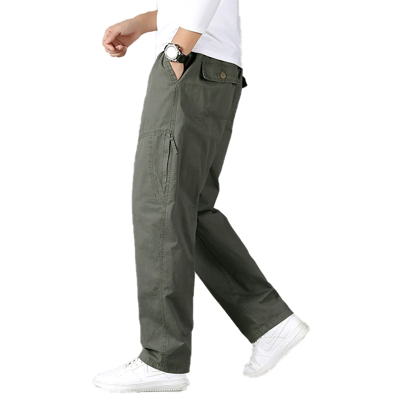 Männer Neue Baumwolle Casual Mode Marke Hosen Männer Im Freien Wandern Armee Taktische Jogger Hosen Männer Lose Multi Tasche Hose männer