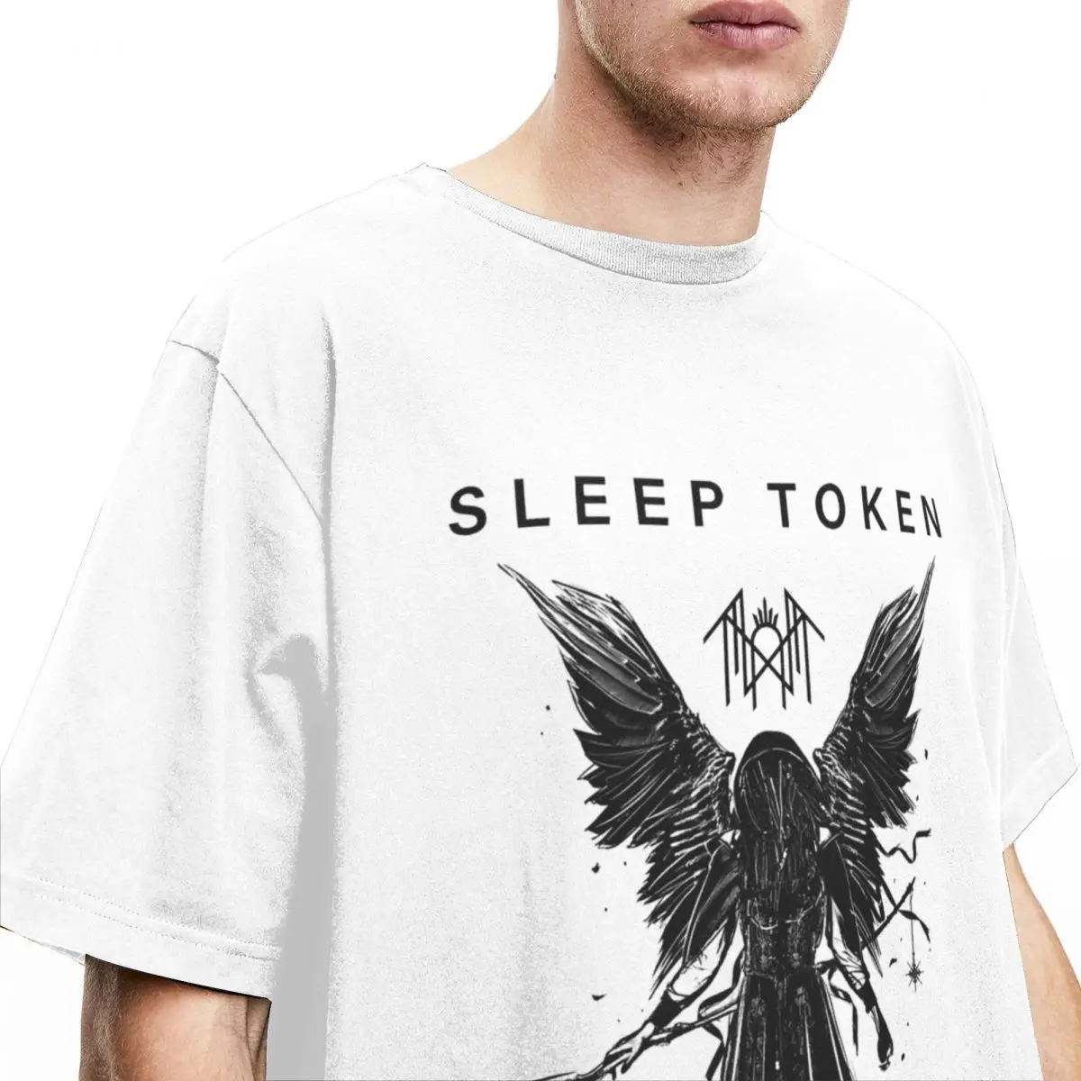 Sleep Toke Rock Band Men Women T Shirts Merch Leisure Tees T-Shirt 100% Cotton Gift Tops