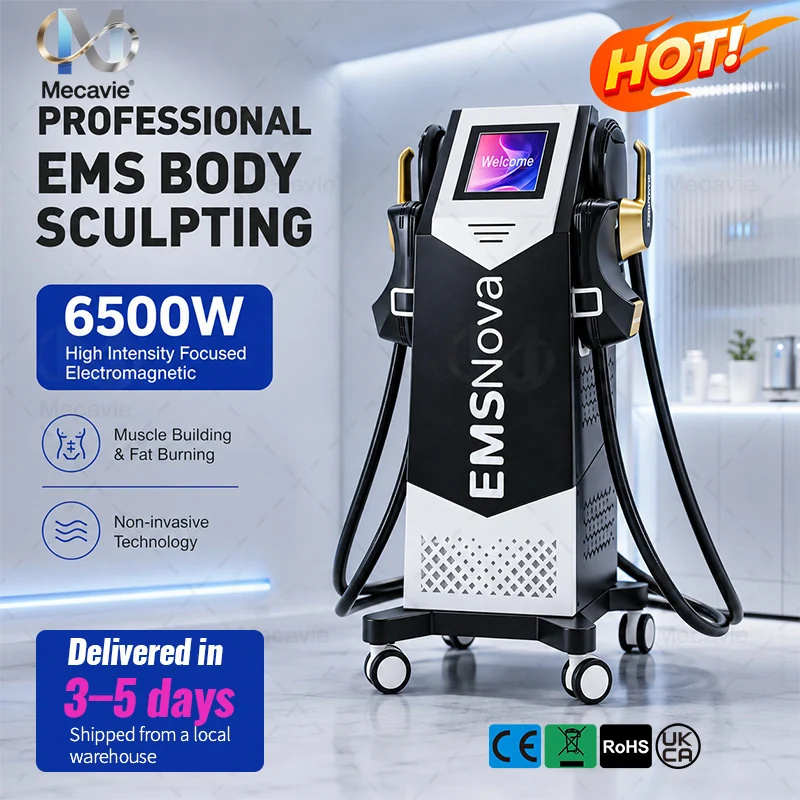 2026 New HIEMT RF Body Contouring Machine, 7000W Muscle Stimulation Equipment for Salon Body Line Management & Skin Tightening
