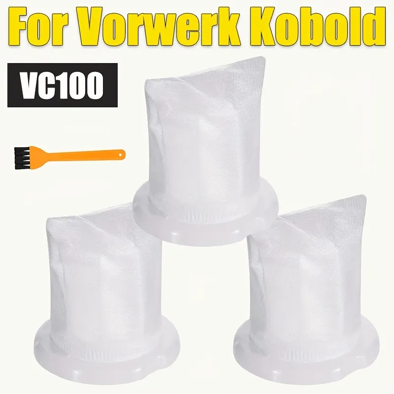 

For Vorwerk Kobold VC100 Handheld Vacuum Cleaner Inner Hepa Filter Accessories Replacement Spare Kit Soft