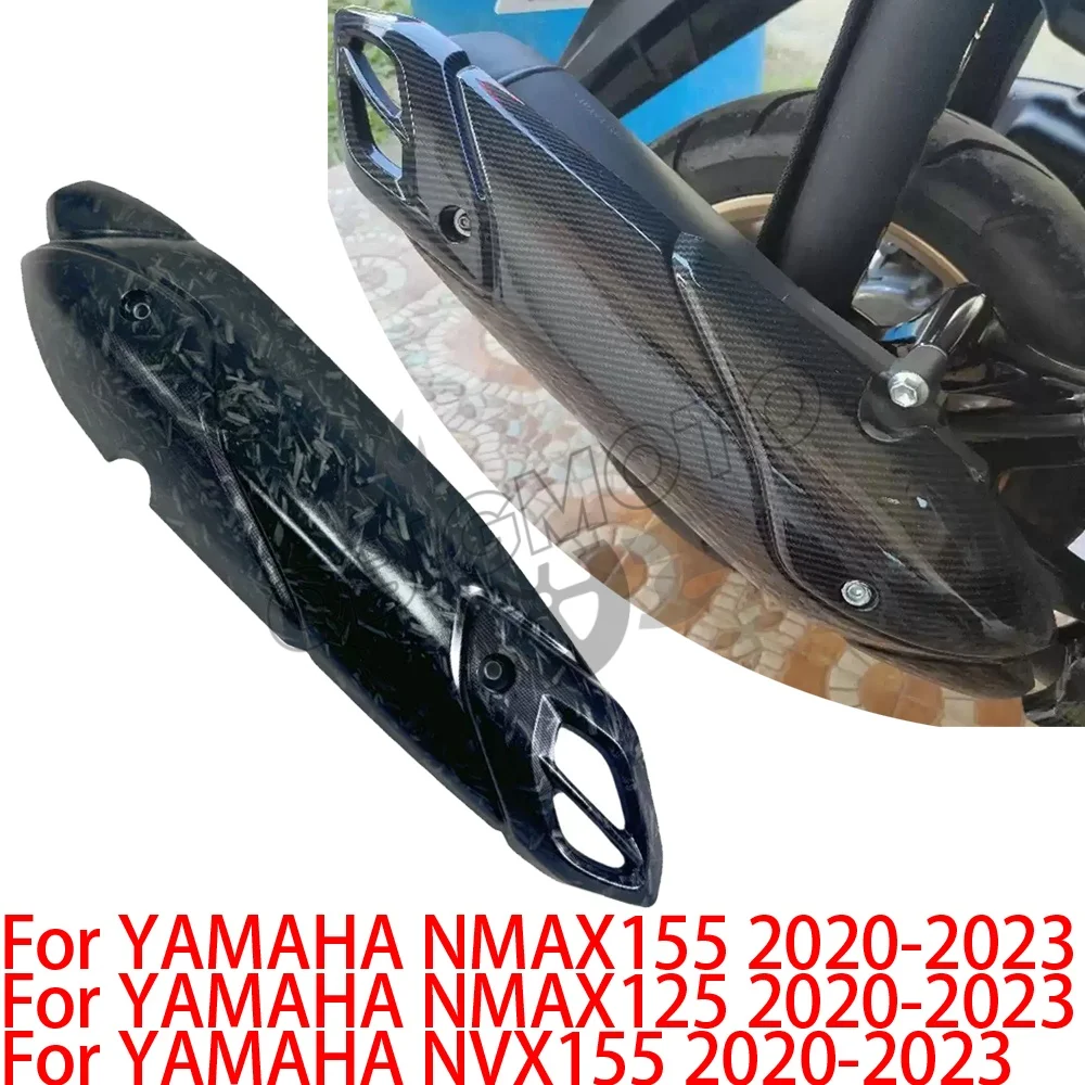 Cubierta de tubo de escape para motocicleta NMAX155 2023, compatible con YAMAHA NMAX155 NMAX125 NVX155 NVX NMAX N-MAX 155 125 NVX-155 2022-2020