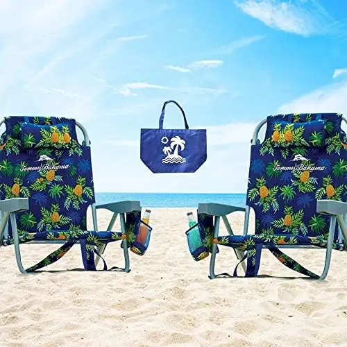 2 Backpack Beach Chairs/ Green