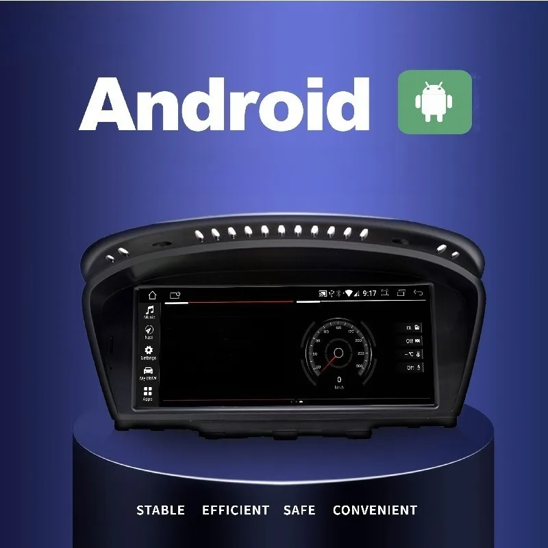 

Мультимедийный сенсорный экран Android 15 для автомобилей BMW 5/3 серии E60/E61/E63/E90/E91/E92, 8.8-дюймовый HD-дисплей на приборную панель, встроенный 2DIN