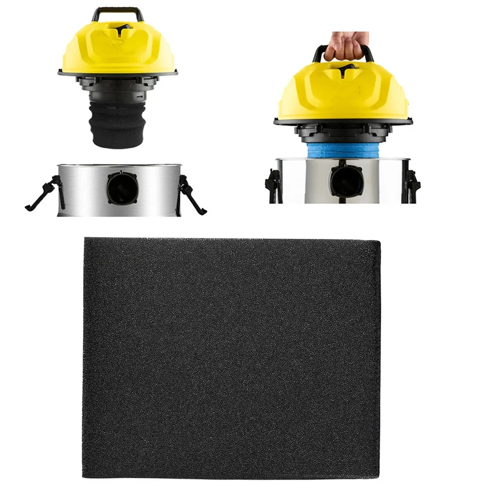 Foam Filter For Karcher NT 48/1 TE, WD 2.xxx, WD2.200, WD2.500 For Wet Vacuuming And Dry Vacuuming Absolute Spare Part