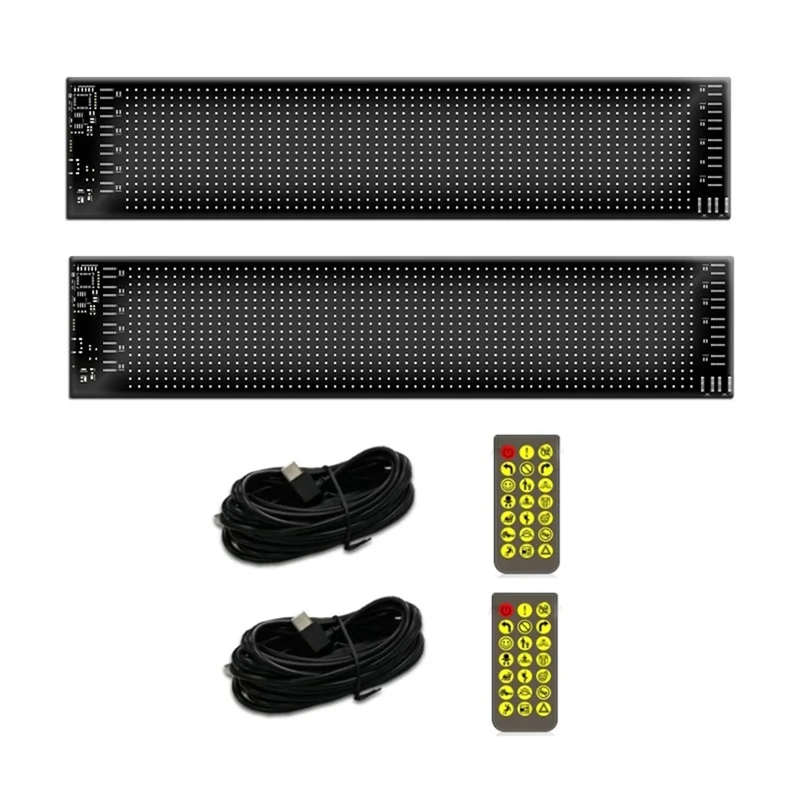 

Truck LED Eyes Light, Colorful Eye Lamp Soft Screen For Car Windows, Programmable Flexible LED Screen APP Remote