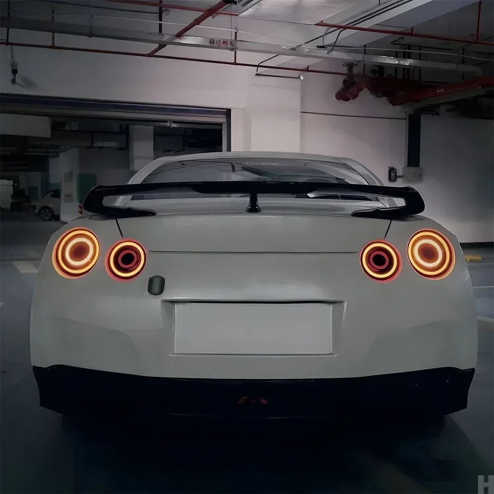 Модернизированные автомобильные задние фонари в сборе для Nissan GT-R 2007-2023, автоматические задние фонари, новые светодиодные противотуманные тормозные указатели поворота, аксессуары