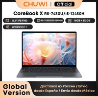 CHUWI Corebook X Laptop R5-7430U / i5-12450H 14 inch FHD Screen 16GB RAM 512GB SSD WIFI 6 Windows 11 Gaming NoteBook Computer PC