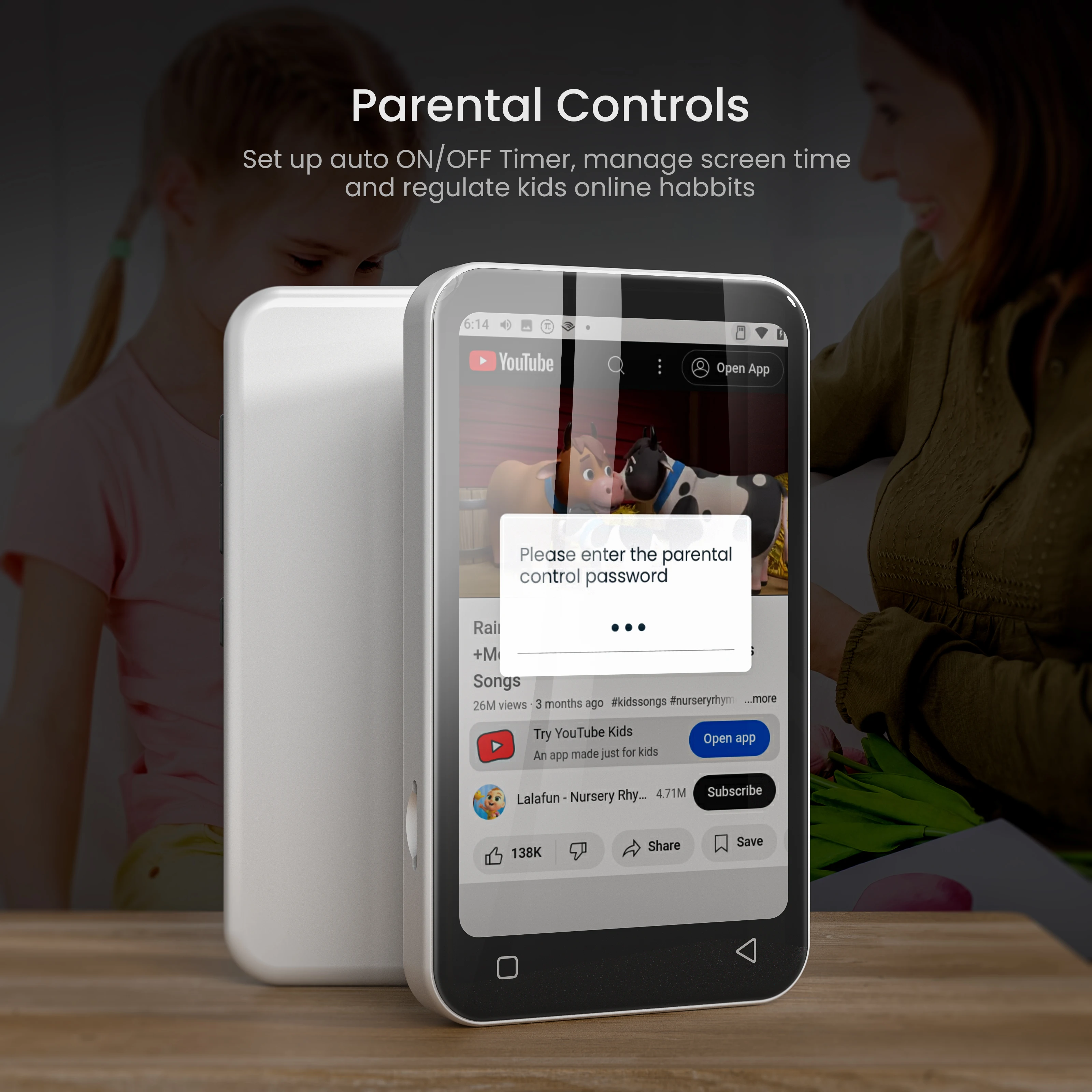 عرض ساخن لعام 2025 مشغل موسيقى MP3 للأطفال مع توسيع 1 تيرا بايت مكبر صوت مدمج Deezer Tidal ومسموع يدعم WAV Audio Forma